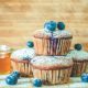 blaubeer muffins honig frombee orangenblüten
